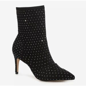 Charles David Personal Rhinestone Studded Stretch Bootie, Black 9